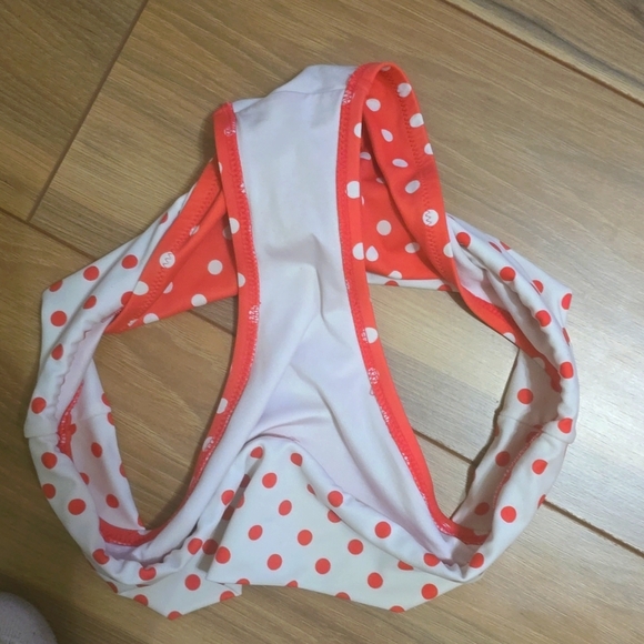 Victoria's Secret Coral and White Polka Dot Bikini 👙 ♥️ - Picture 5 of 14
